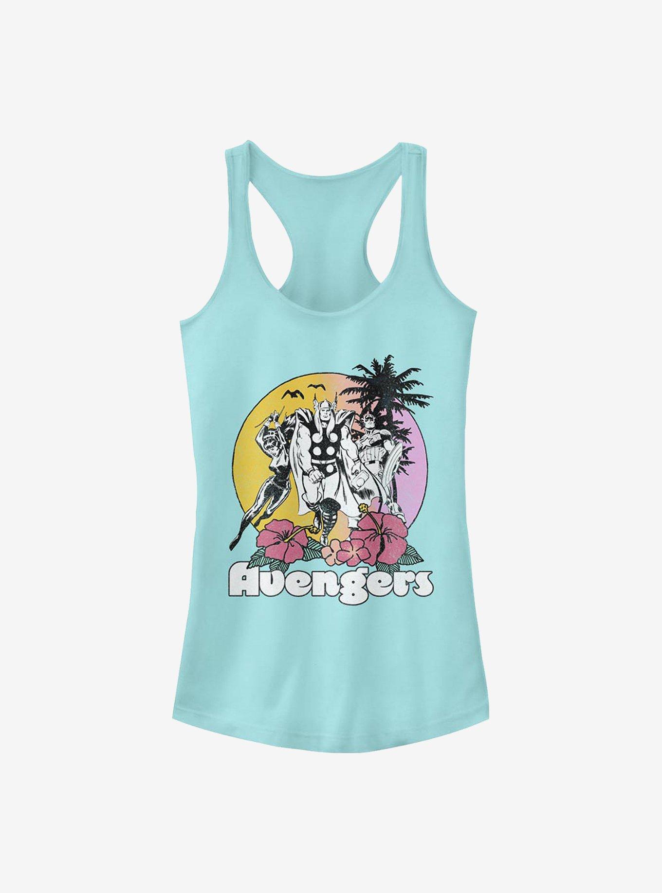 Marvel Avengers Tropical Beach Girls Tank, , hi-res