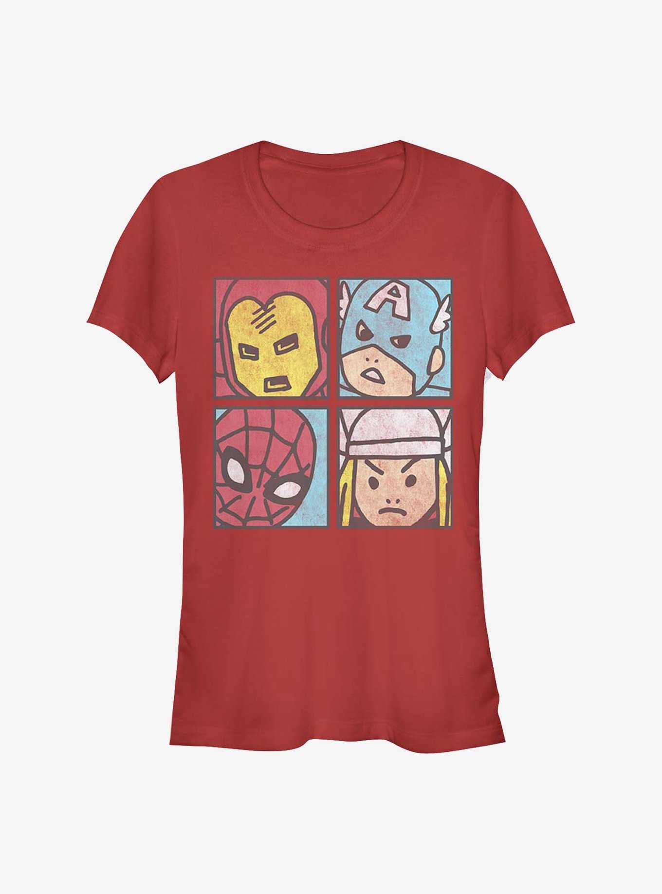 Marvel Avengers Pop Squares Girls T-Shirt, , hi-res