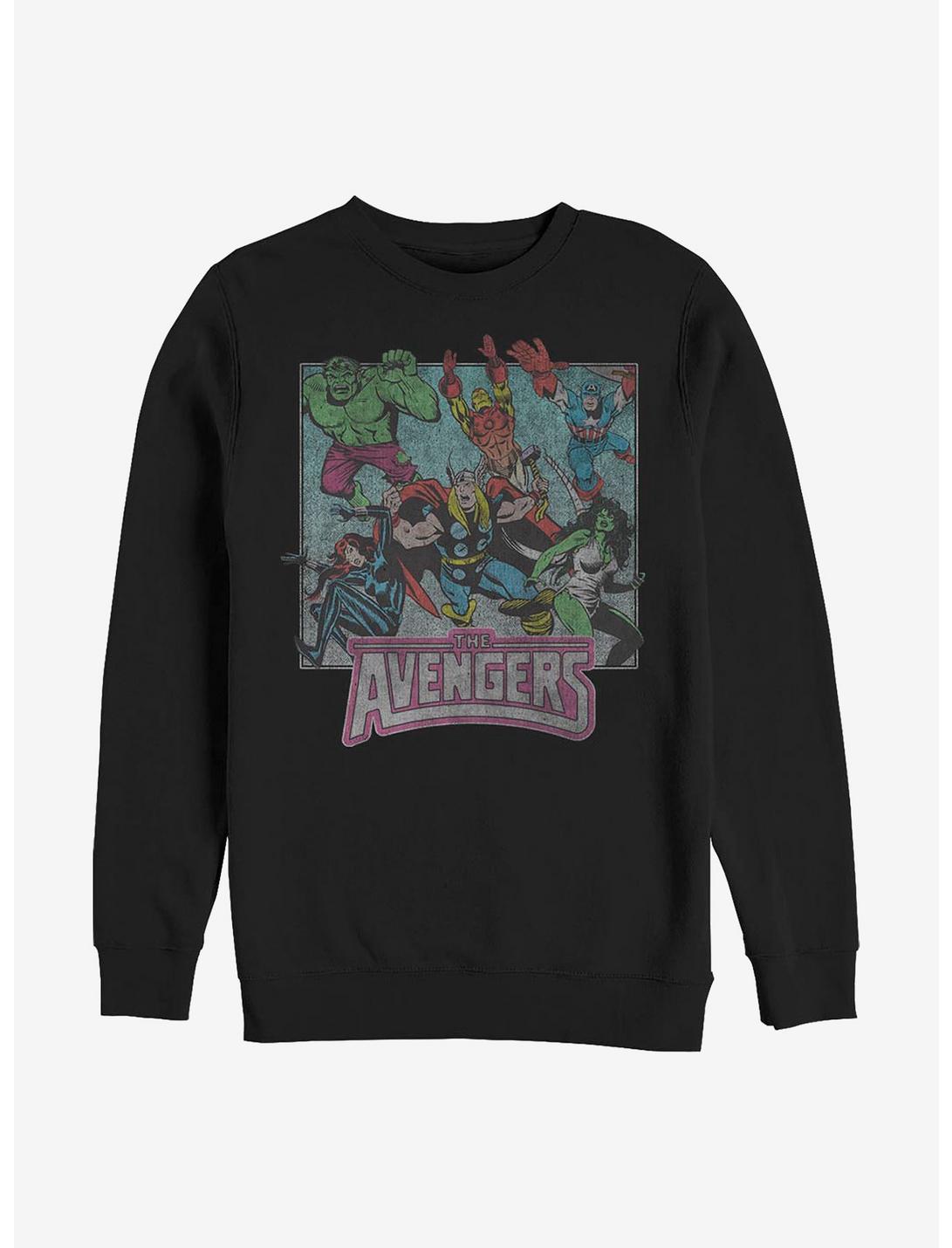 Marvel Avengers Avengers Framed Sweatshirt, BLACK, hi-res