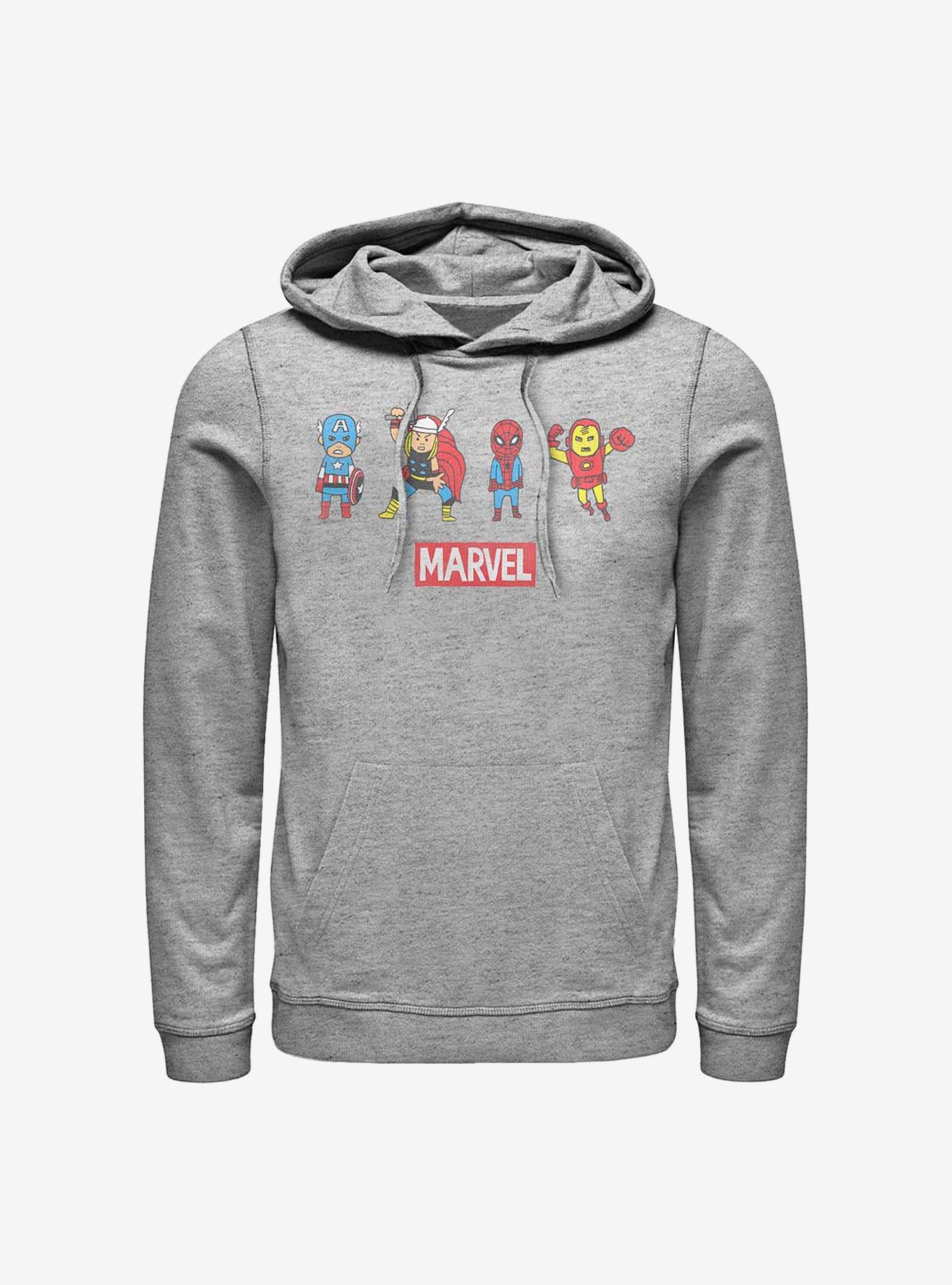 Marvel Avengers Pop Art Group Hoodie, ATH HTR, hi-res