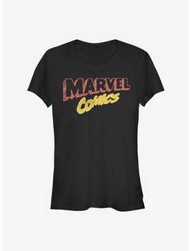 Marvel Comics Retro Logo Girls T-Shirt, , hi-res