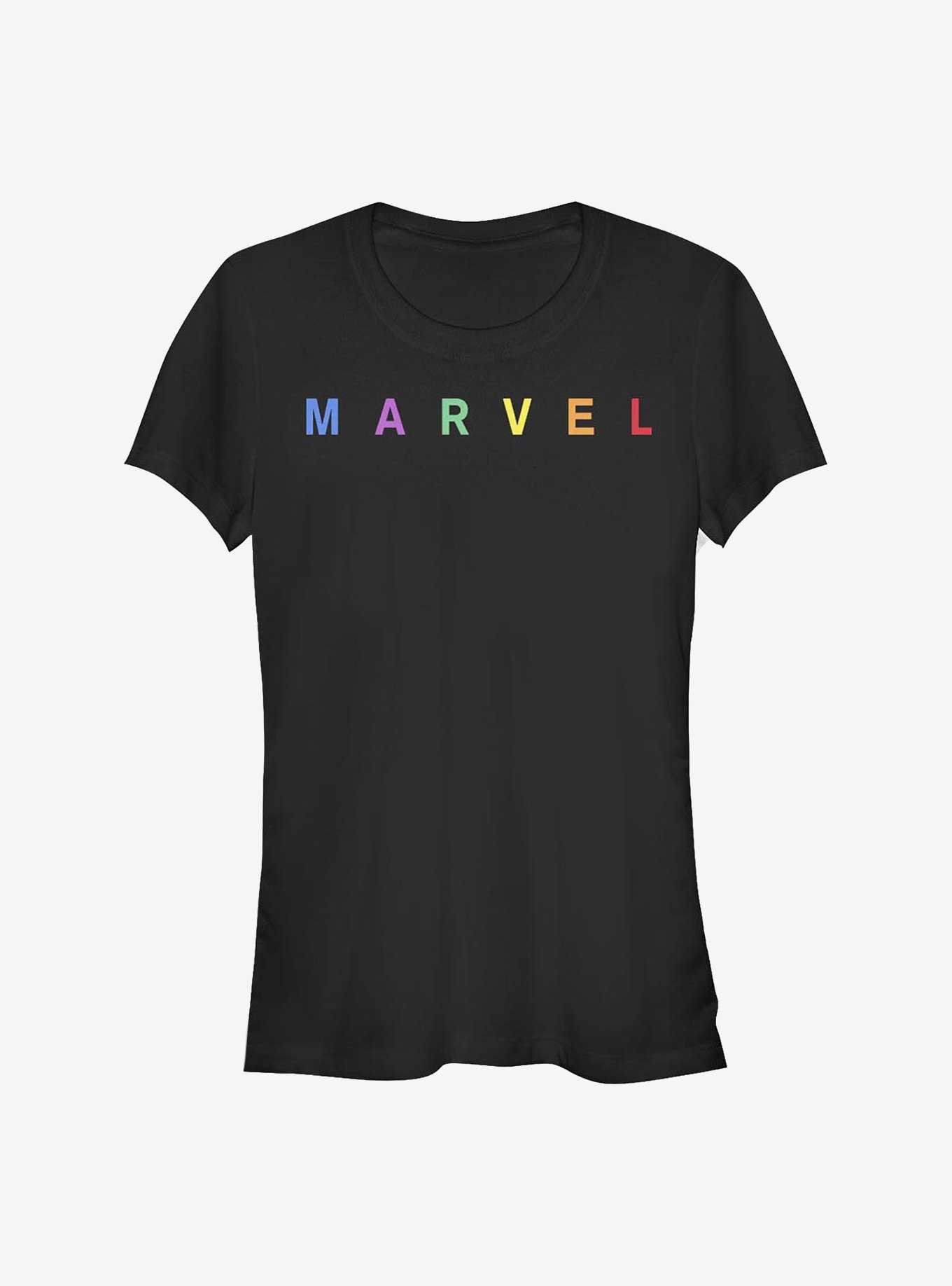 Marvel Simple Logo Emblem Girls T-Shirt, , hi-res