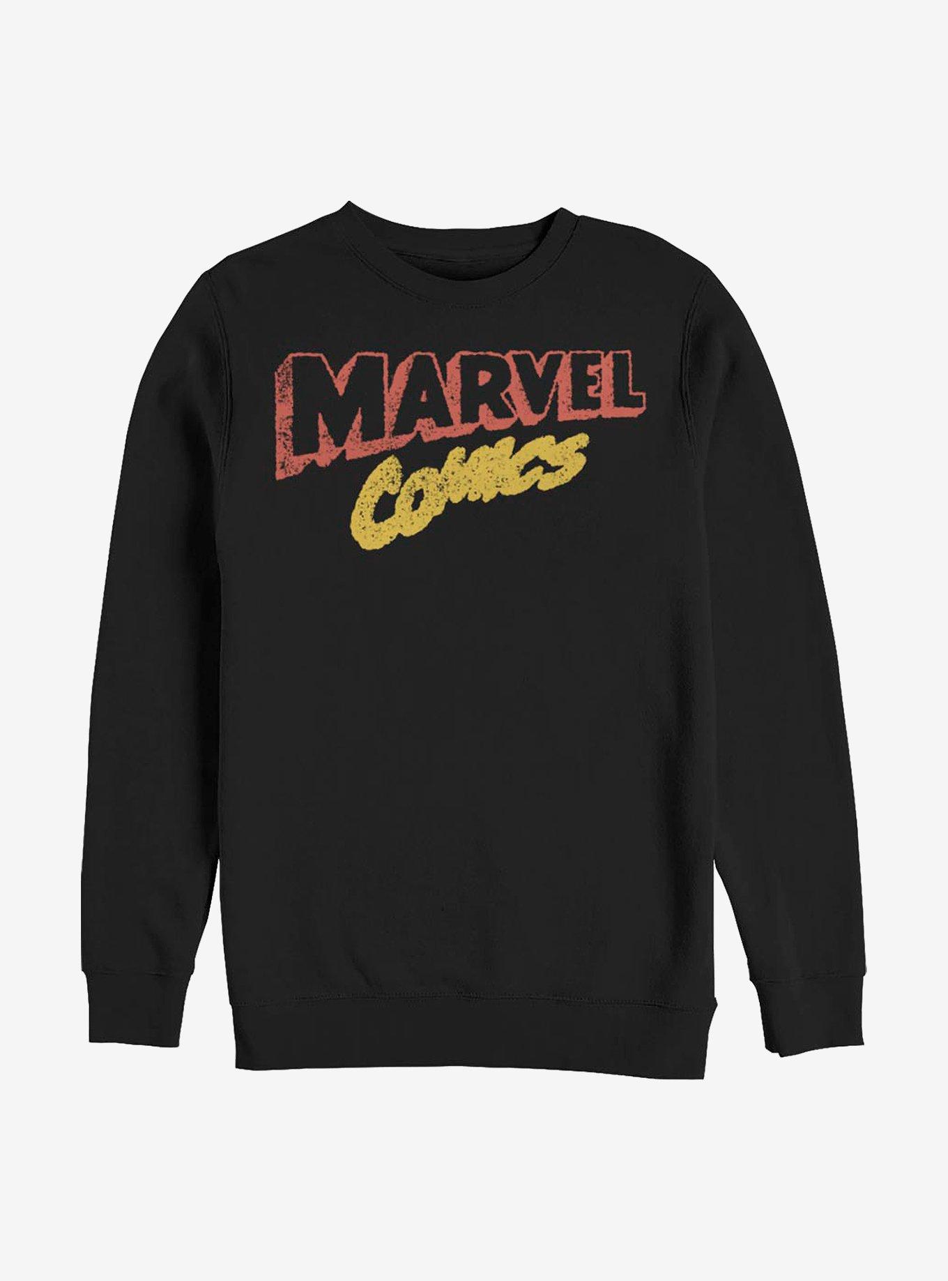 Marvel logo hot sale sweatshirt