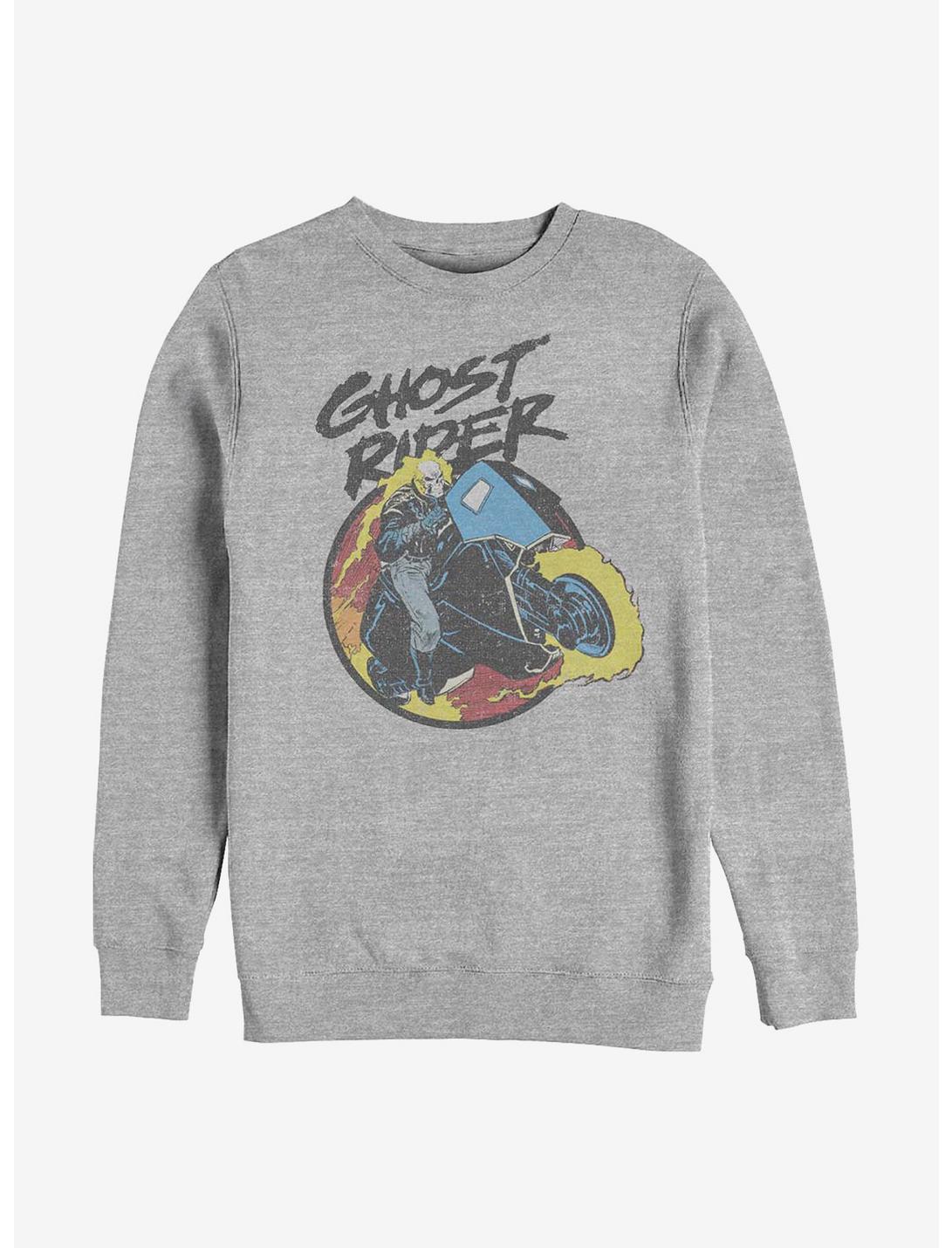 Marvel Ghost Rider Ghost Rider 90's Sweatshirt, ATH HTR, hi-res