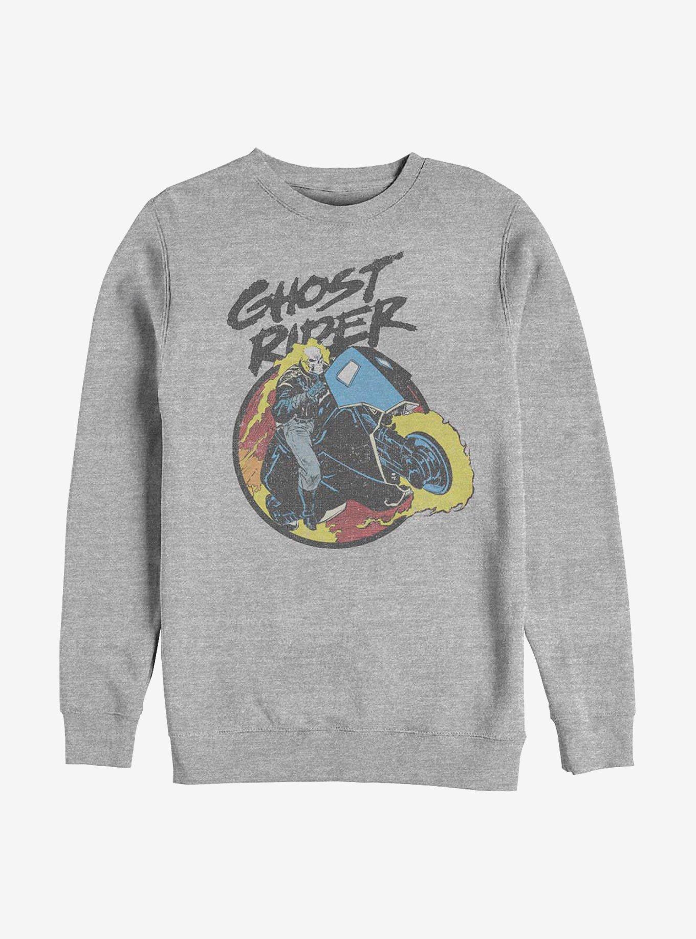 Marvel Ghost Rider Ghost Rider 90's Sweatshirt, ATH HTR, hi-res