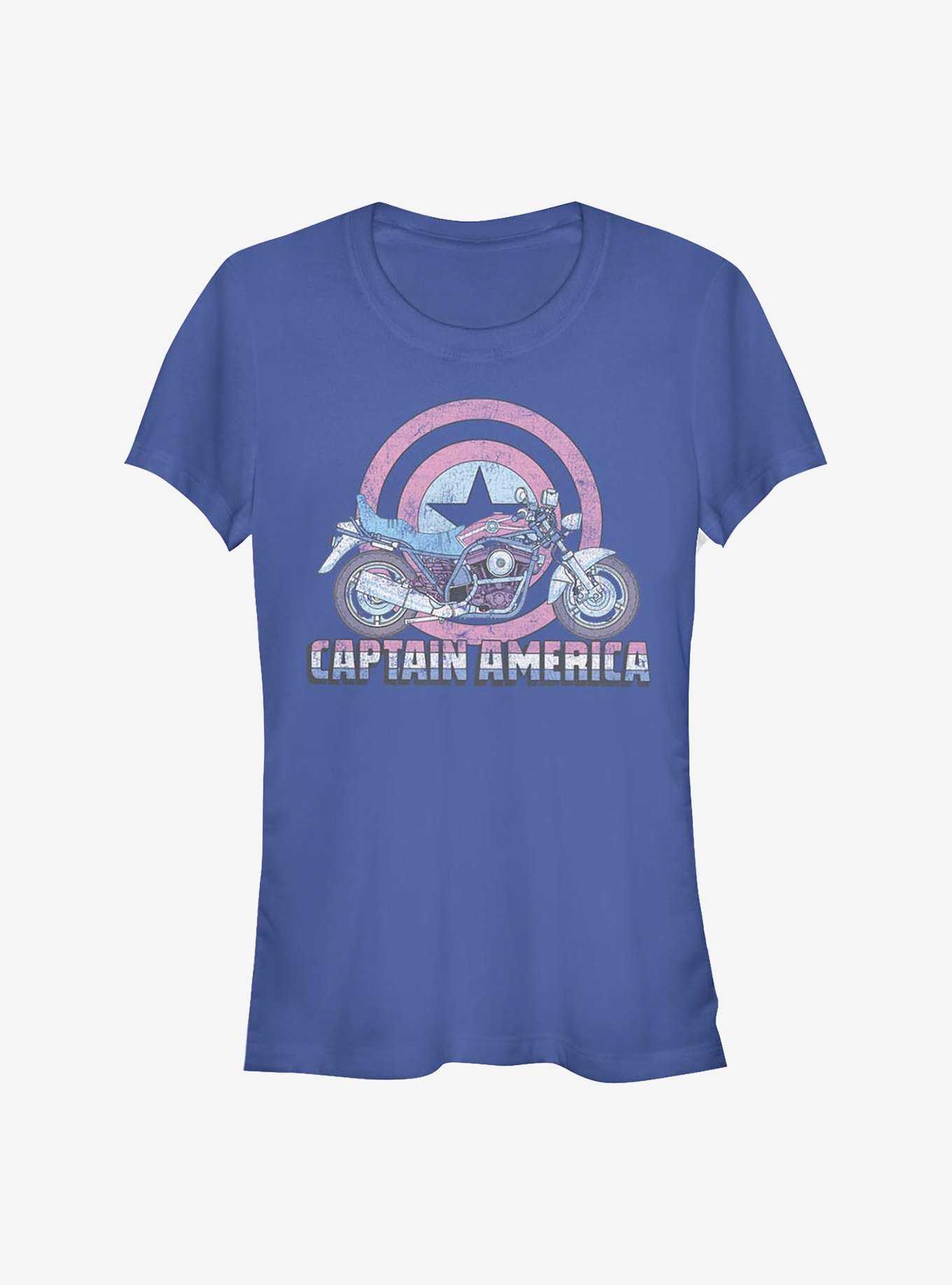 Marvel Captain America Caps Moto Girls T-Shirt, , hi-res