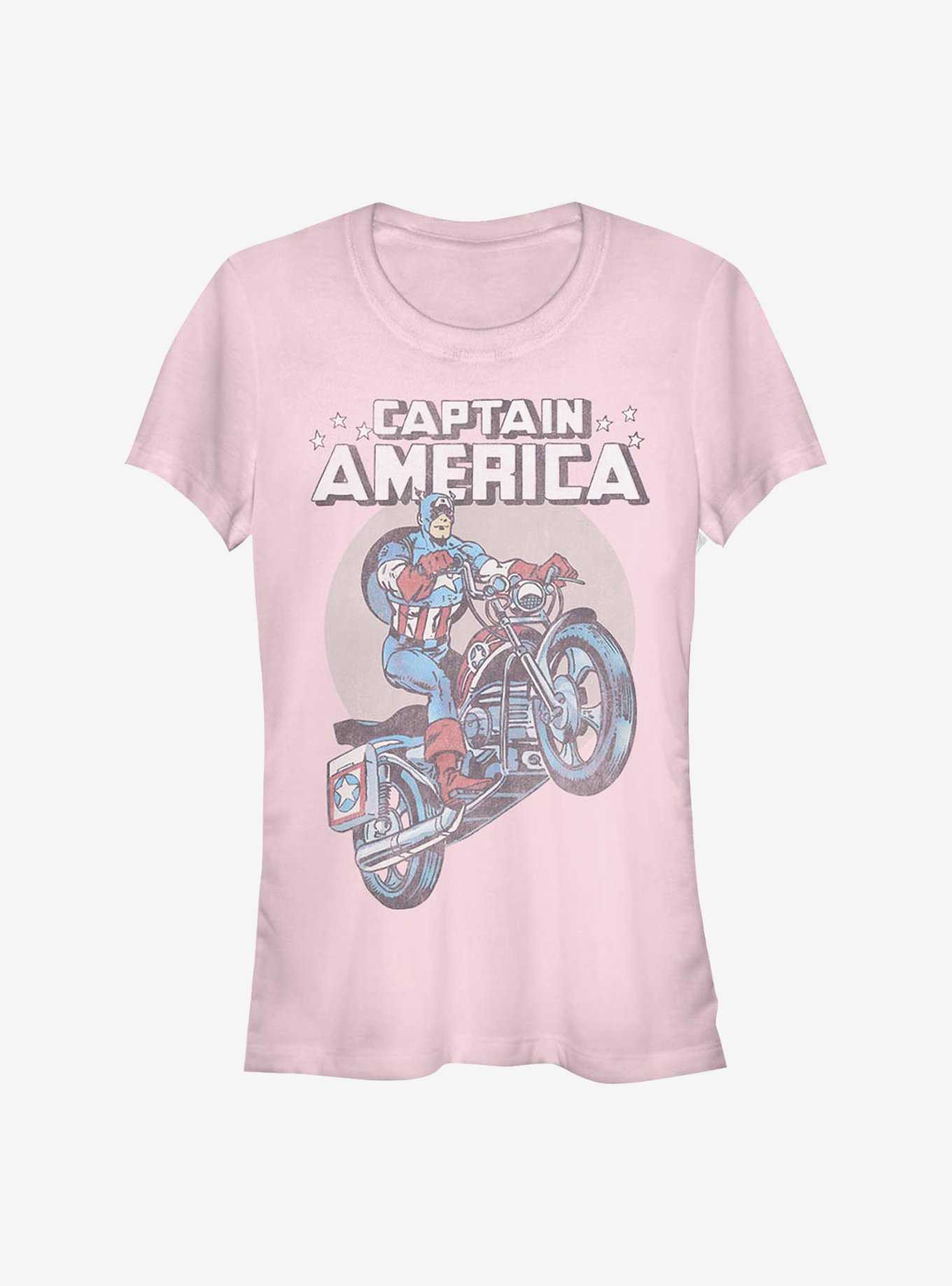 Marvel Captain America Motorcycle Girls T-Shirt, , hi-res