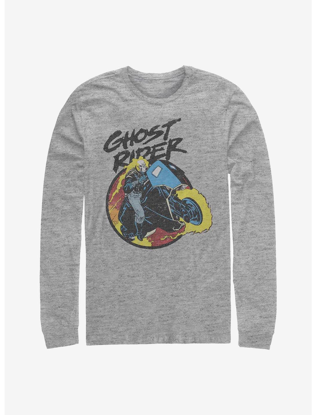 Marvel Ghost Rider Ghost Rider 90's Long-Sleeve T-Shirt, ATH HTR, hi-res