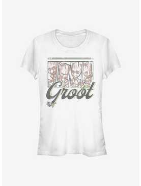 Marvel Guardians Of The Galaxy Four Panel Groot Girls T-Shirt, , hi-res