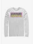 Marvel Neon Logo Long-Sleeve T-Shirt, WHITE, hi-res