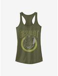 Marvel Guardians Of The Galaxy Grunge Groot Girls Tank, MIL GRN, hi-res