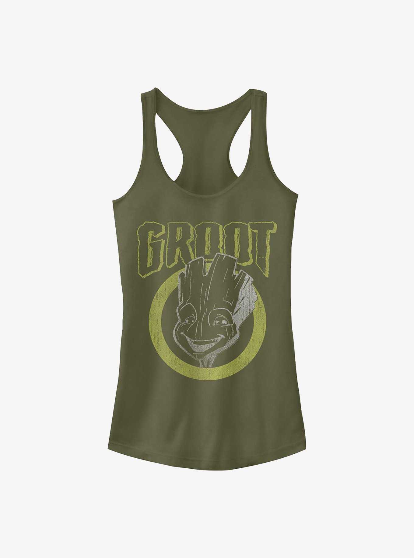 Marvel Guardians Of The Galaxy Grunge Groot Girls Tank, , hi-res