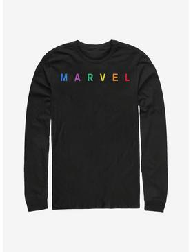 Marvel Simple Logo Emblem Long-Sleeve T-Shirt, , hi-res