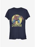 Marvel Spider-Man Simple Spidey Girls T-Shirt, NAVY, hi-res