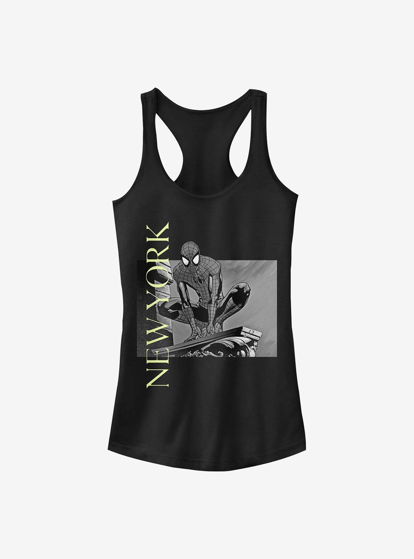 Marvel Spider-Man Spidey New York Girls Tank, BLACK, hi-res