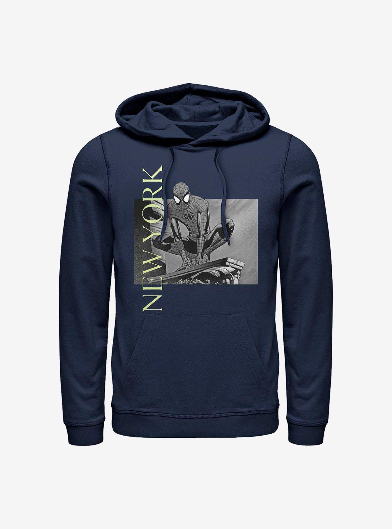 Marvel Spider-Man Spidey New York Hoodie, NAVY, hi-res