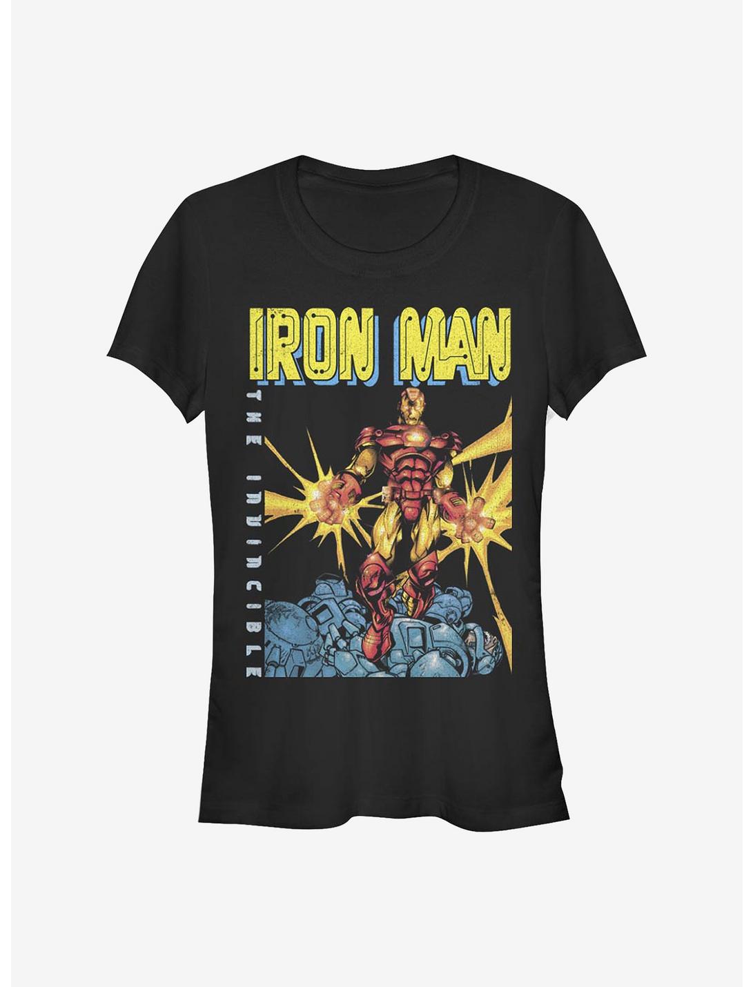 Marvel Iron Man Iron Man Girls T-Shirt, BLACK, hi-res