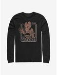 Marvel Guardians Of The Galaxy Thrifted Groot Long-Sleeve T-Shirt, BLACK, hi-res