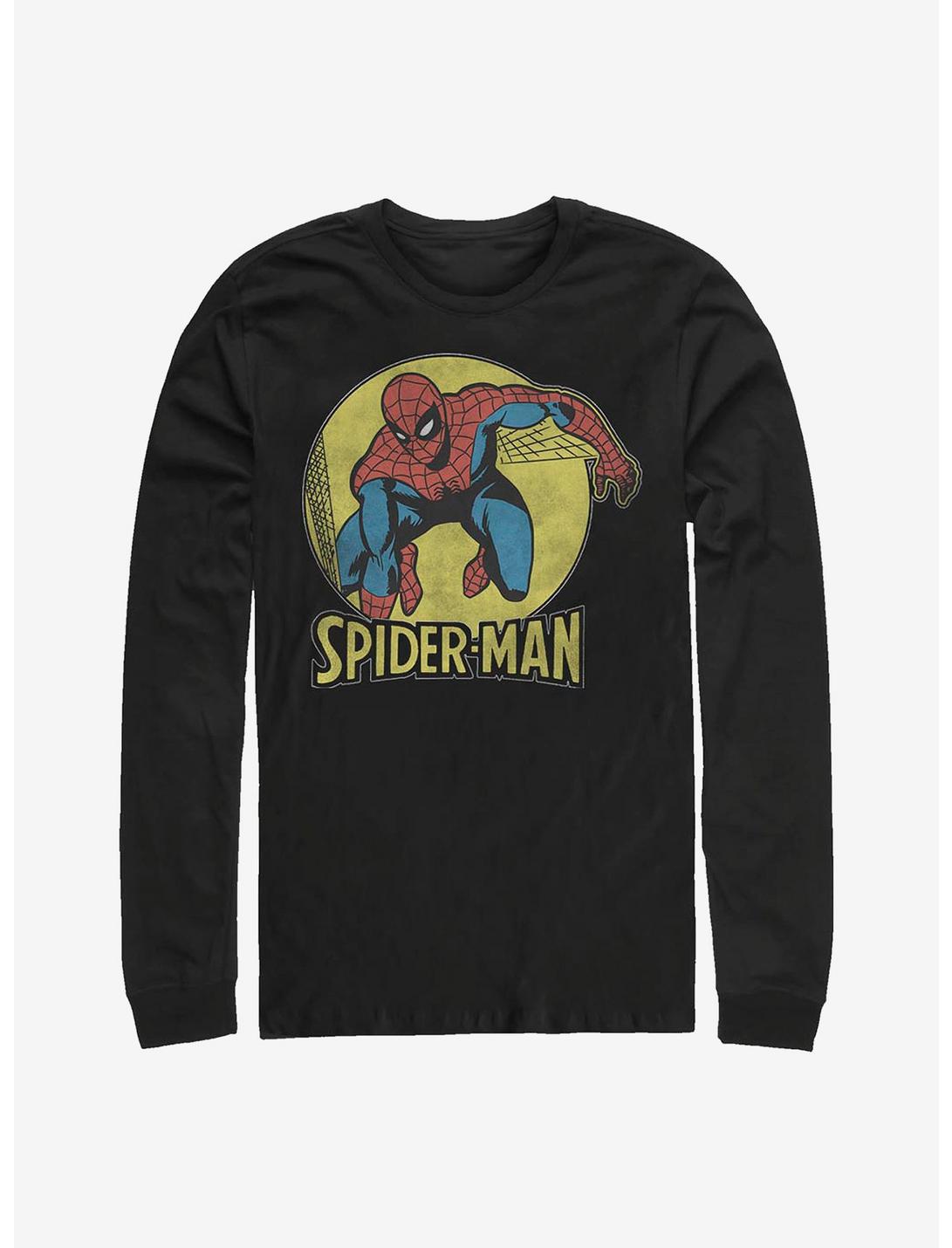 Marvel Spider-Man Simple Spidey Long-Sleeve T-Shirt, BLACK, hi-res