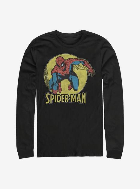 Marvel Spider-Man Simple Spidey Long-Sleeve T-Shirt - BLACK | Hot Topic