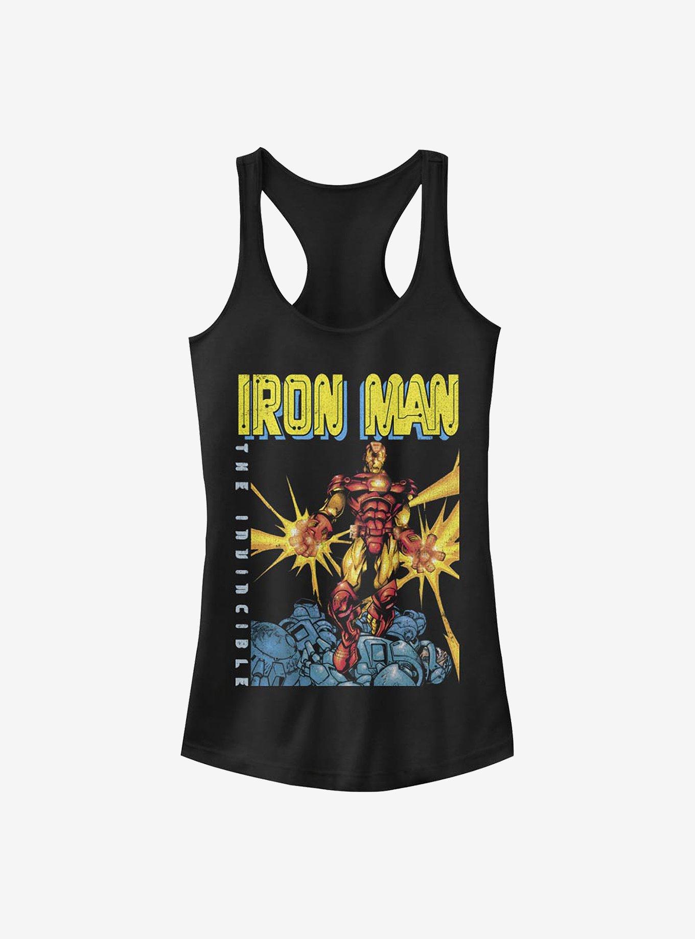 Marvel Iron Man Iron Man Girls Tank, BLACK, hi-res