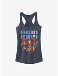 Marvel Iron Man Iron Man Girls Tank, INDIGO, hi-res