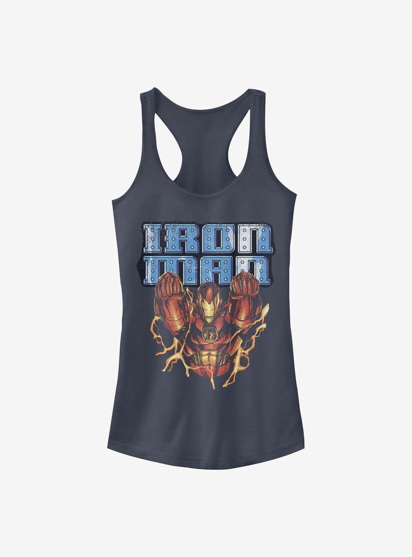 Marvel Iron Man Iron Man Girls Tank, INDIGO, hi-res