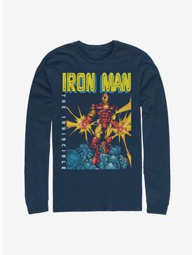 Plus Size Marvel Iron Man Iron Man Long-Sleeve T-Shirt, , hi-res