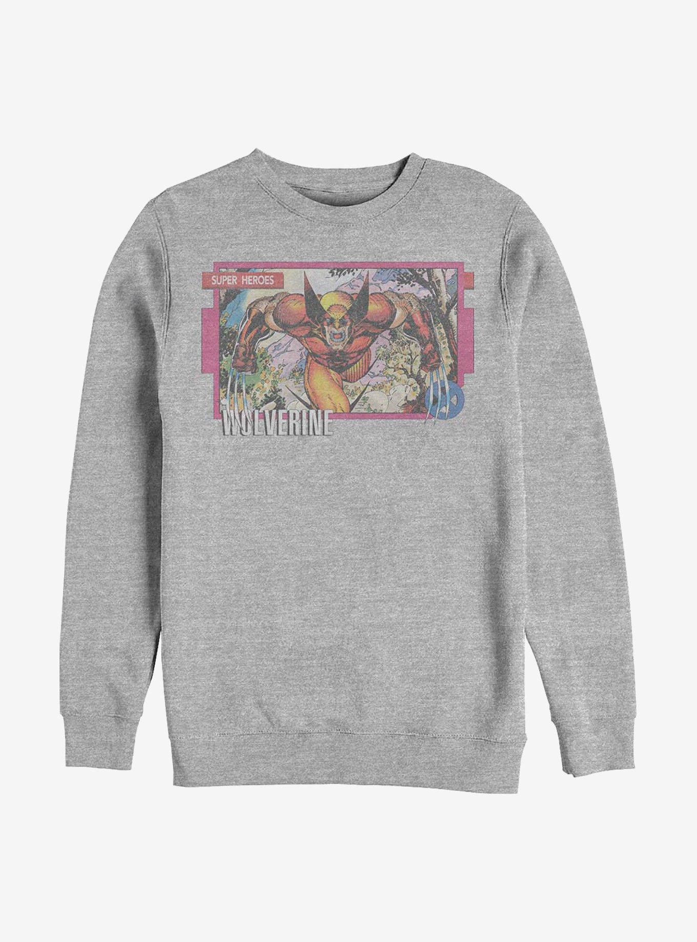 Marvel Wolverine Wolverine Sweatshirt, ATH HTR, hi-res