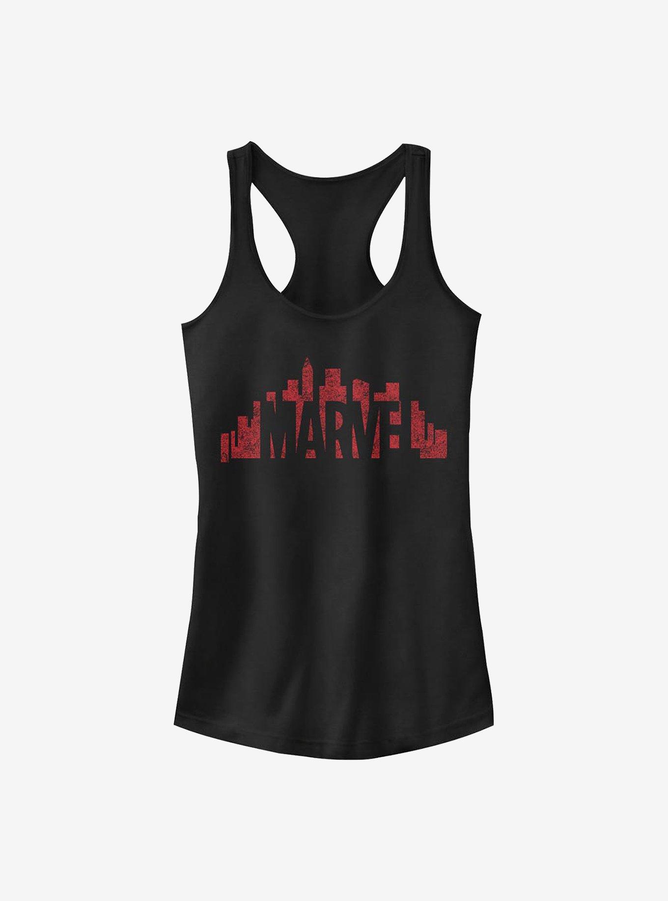 Marvel Skyline Logo Girls Tank, , hi-res