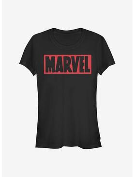 Marvel Brick Logo Simple Girls T-Shirt, , hi-res