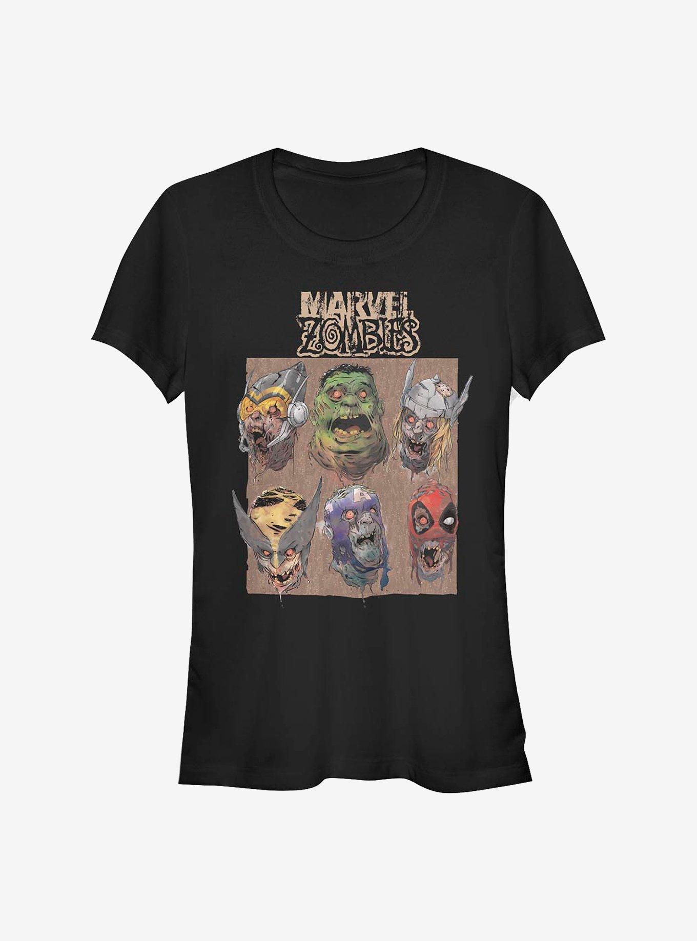 Marvel Zombies Boxed Zombies Girls T-Shirt