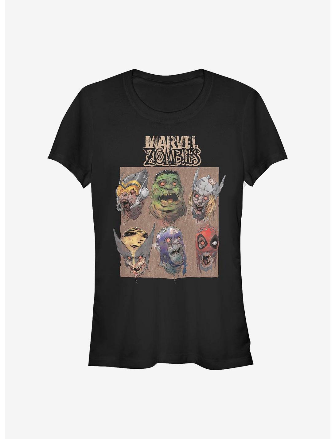 Marvel Zombies Boxed Zombies Girls T-Shirt, BLACK, hi-res