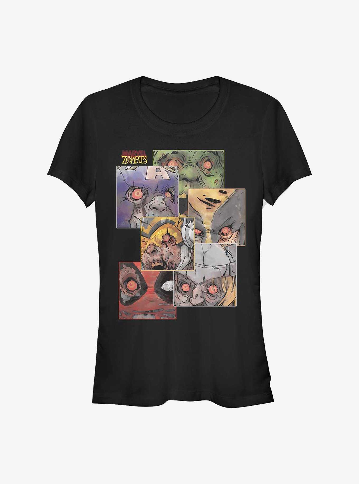 Marvel Zombies Face The Dead Girls T-Shirt, , hi-res