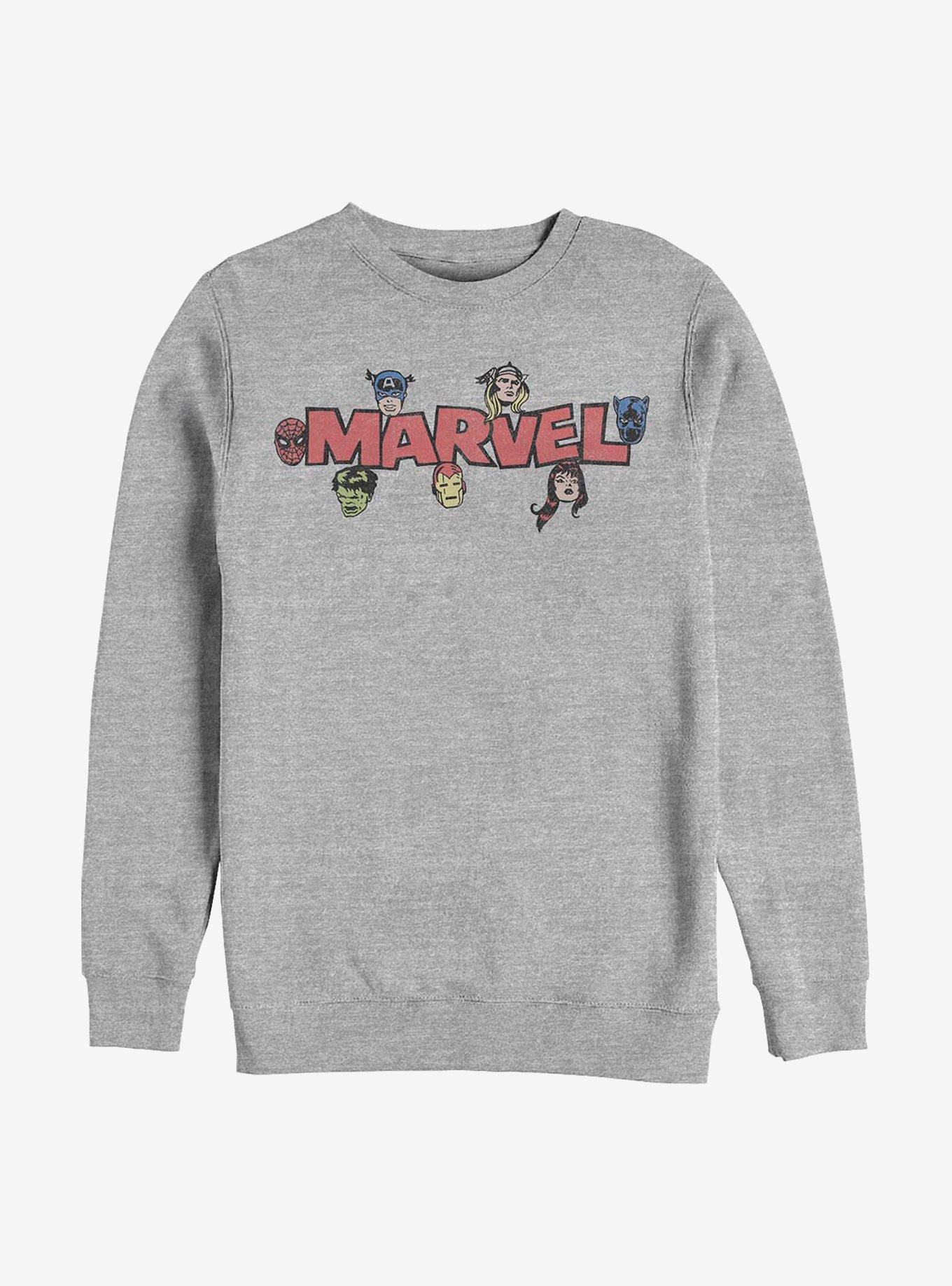 Marvel Vintage Logo Sweatshirt, , hi-res