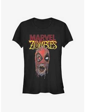 Marvel Zombies Head Of Deadpool Girls T-Shirt, , hi-res