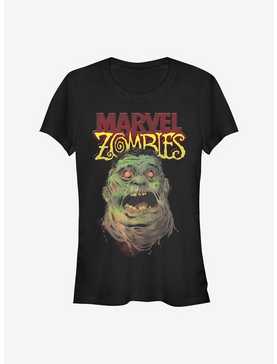 Marvel Zombies Head Of Hulk Girls T-Shirt, , hi-res