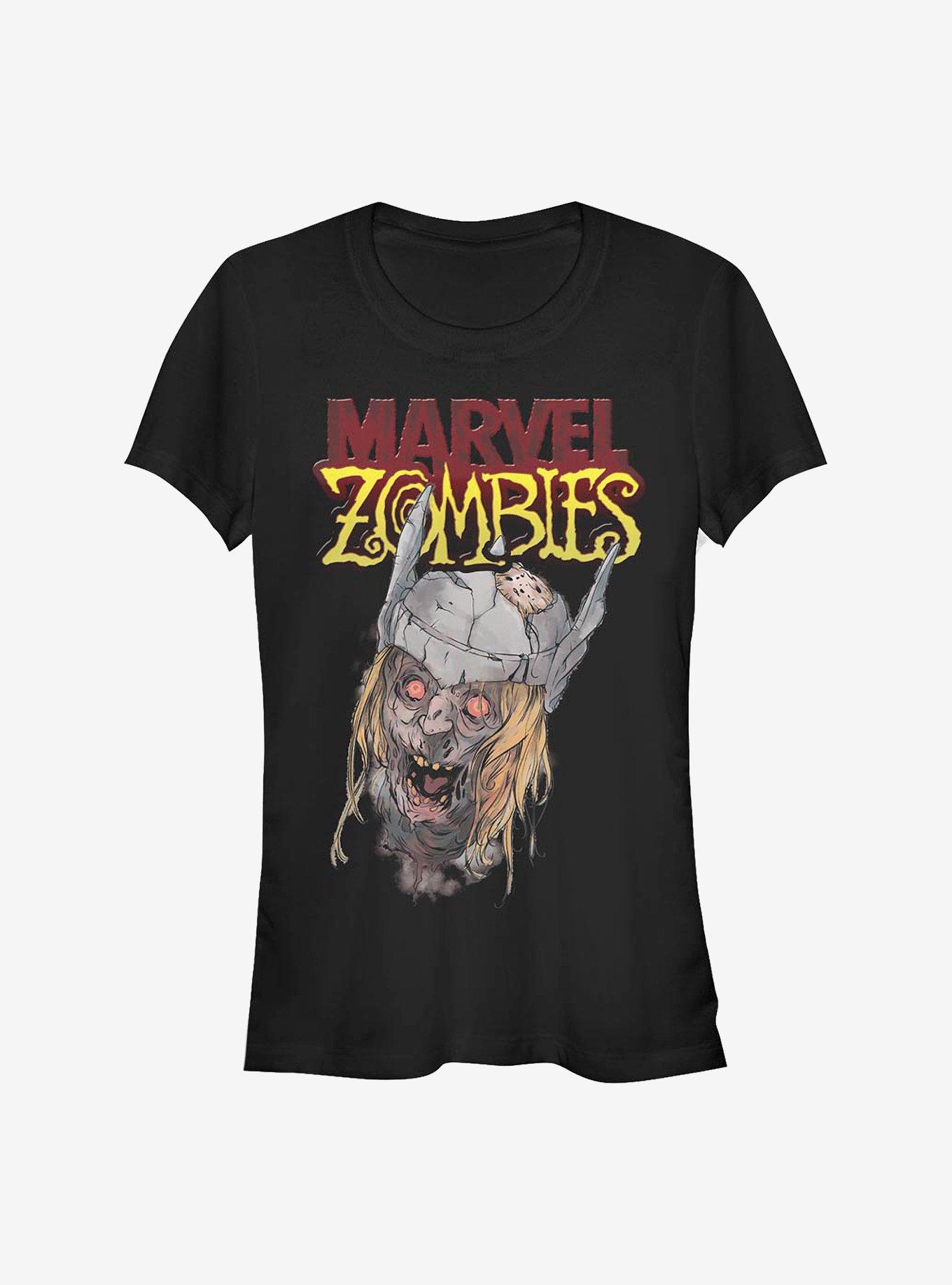 Marvel Zombies Head Of Thor Girls T-Shirt, , hi-res