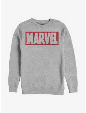 Marvel Brick Logo Simple Sweatshirt, , hi-res