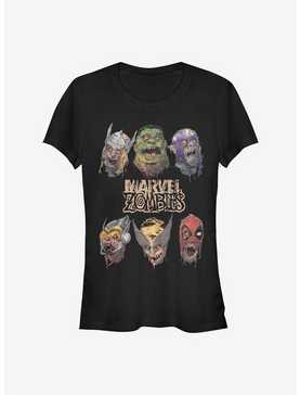Marvel Zombies Heads Of Undead Girls T-Shirt, , hi-res