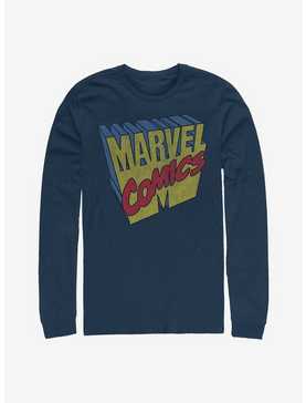Marvel Comics 3D Logo Long-Sleeve T-Shirt, , hi-res
