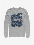 Marvel Atom Logo Long-Sleeve T-Shirt, ATH HTR, hi-res