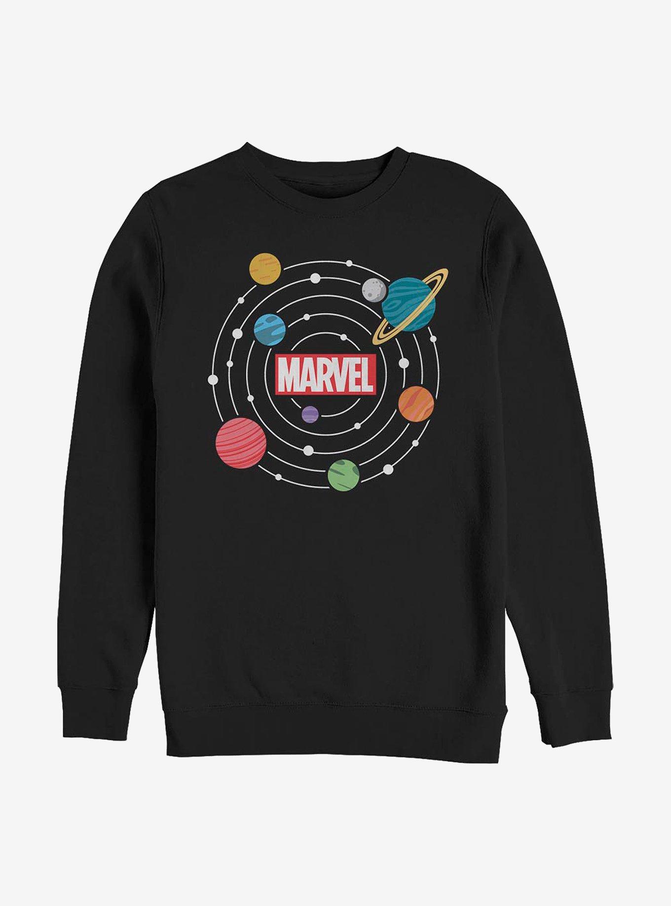 Marvel Solar System Sweatshirt, BLACK, hi-res