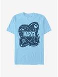 Marvel Atom Logo T-Shirt, LT BLUE, hi-res