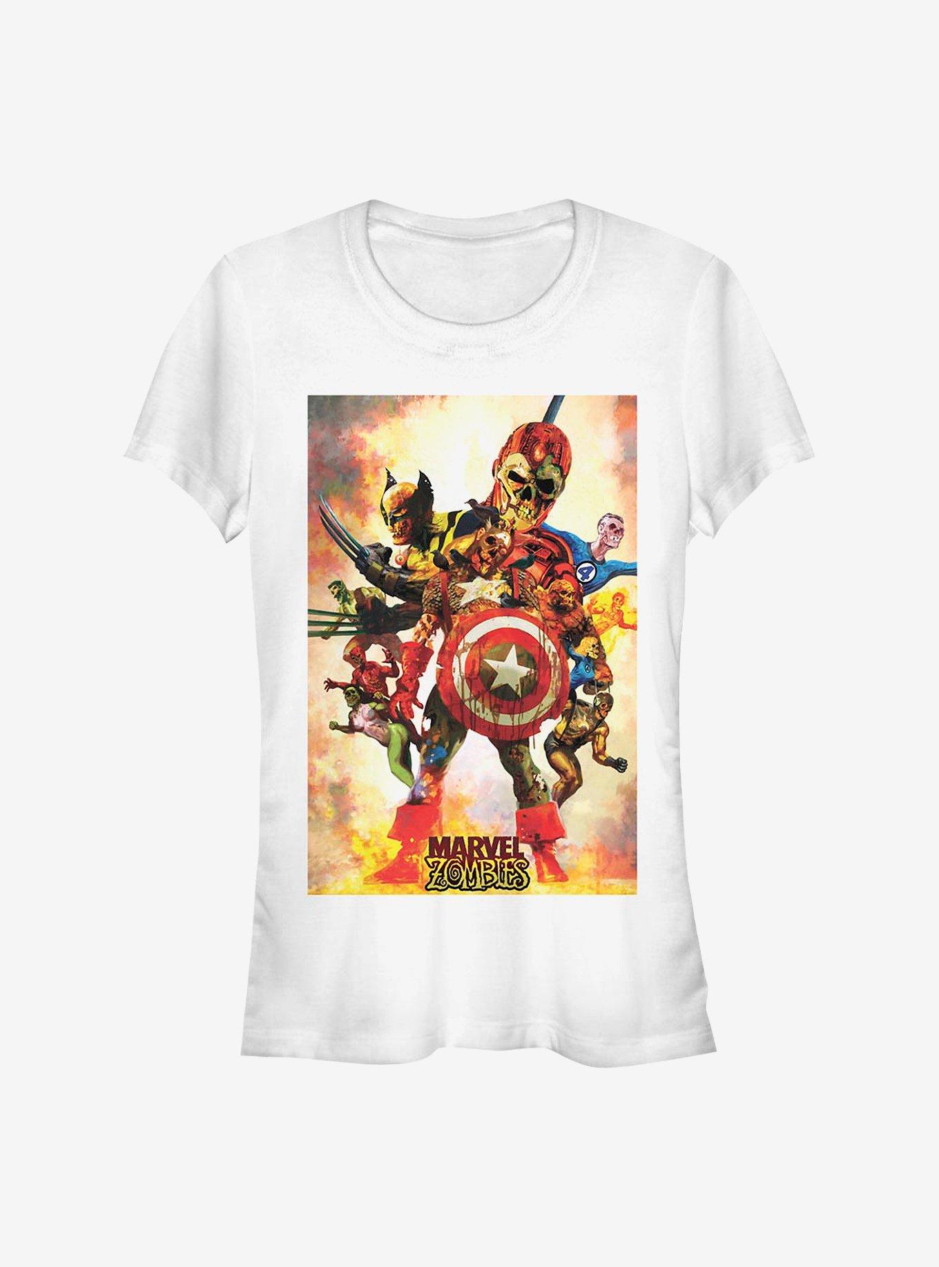 Marvel Zombies Zombie Poster Girls T-Shirt