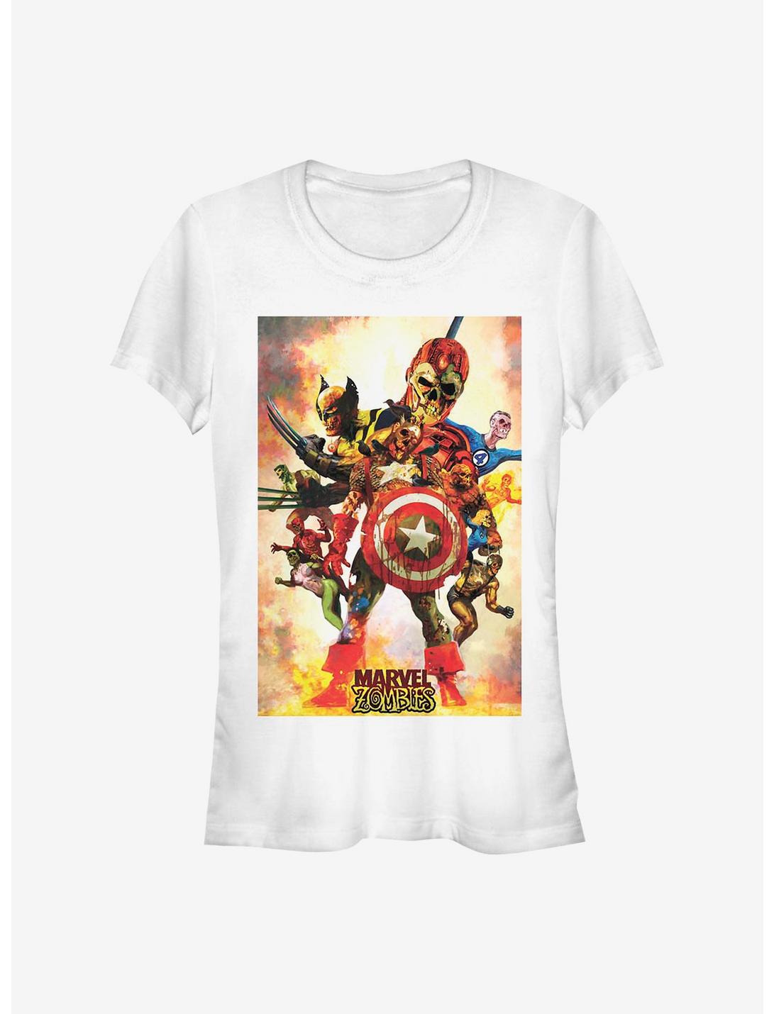 Marvel Zombies Zombie Poster Girls T-Shirt, BLACK, hi-res