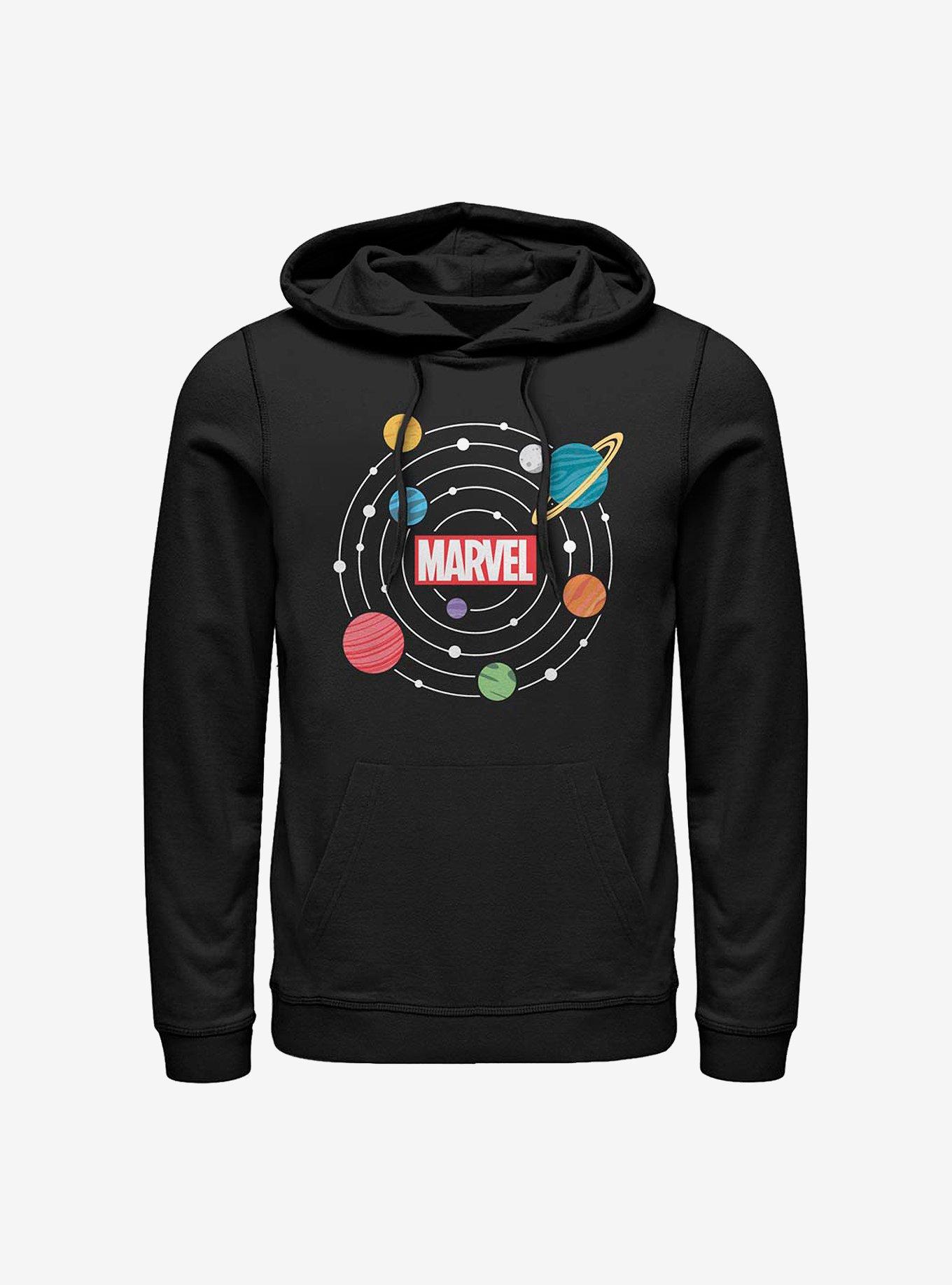 Marvel Solar System Hoodie, BLACK, hi-res