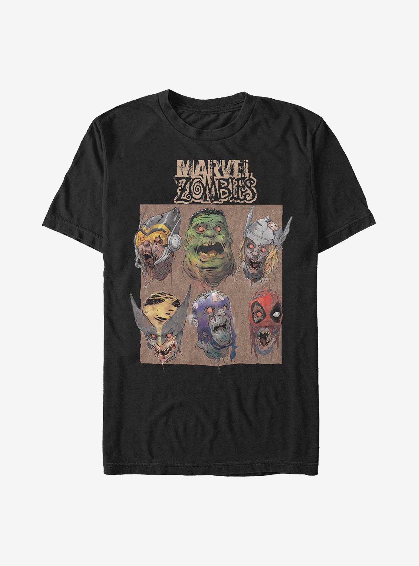 Marvel Zombies Boxed Zombies T-Shirt, BLACK, hi-res