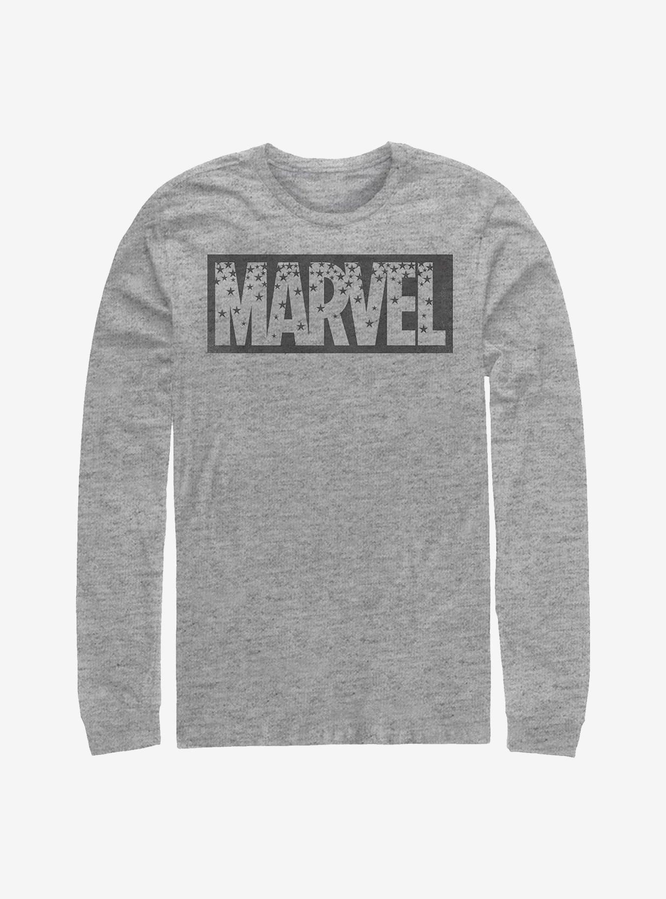 Marvel Starry Logo Long-Sleeve T-Shirt, , hi-res