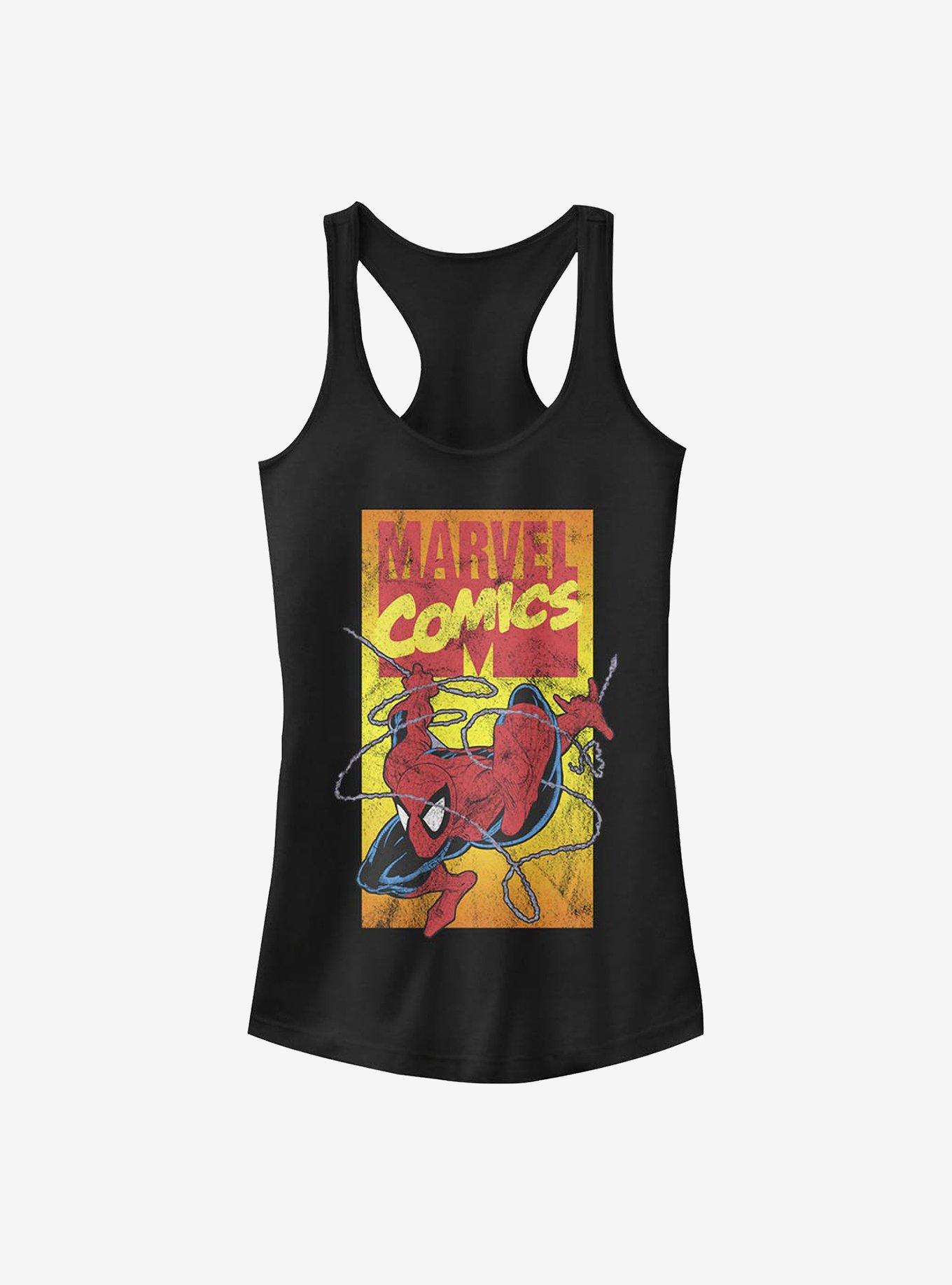 Marvel Spider-Man 90'S Spidey Girls Tank, BLACK, hi-res